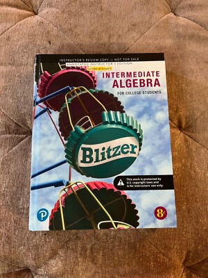 Intermediate Algebra for College Students Pearson Annotated Instructors Edition