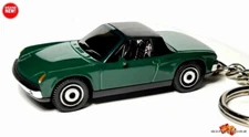 🎁🎁RARE KEYCHAIN GREEN PORSCHE 914/6 CUSTOM Ltd EDITION GREAT GIFT NOVELTY 🎁🎁