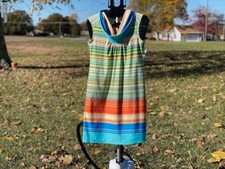 $50 NWT New Direction Dress size PM petite sgl prarie multi-color