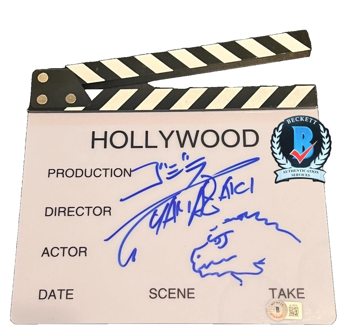 Recuerdos originales de películas autografiadas de Beckett