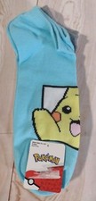 Pok mon Socks 3 Pairs Boys/Girls Pink, Grey, Blue Shoe Size 6.5 - 12