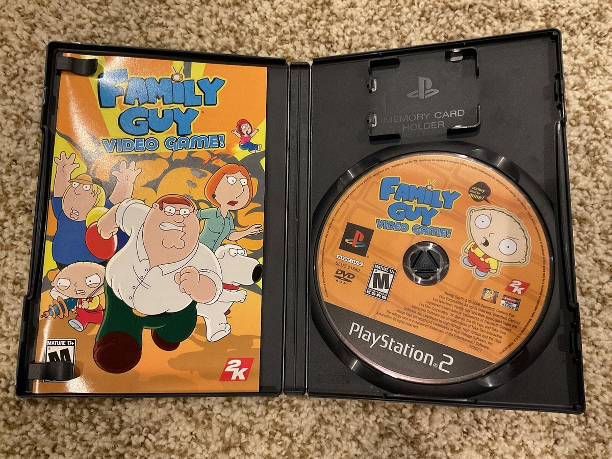 Family Guy Video Game PS2 Sony PlayStation 2 Complete CIB