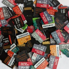 128GB MICROSD UHS-3 memory CARD - SAMSUNG SANDISK IMAGEMATE ONN gopro camera