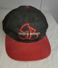 Vintage 90's Garth Brooks World Tour Snapback Hat Black VTG Country Music Rare 
