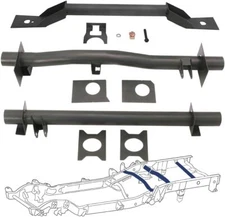 Front&Rear Tank Support&Upper Shock Mount Crossmember Fit 99-06 Chevy Silverado