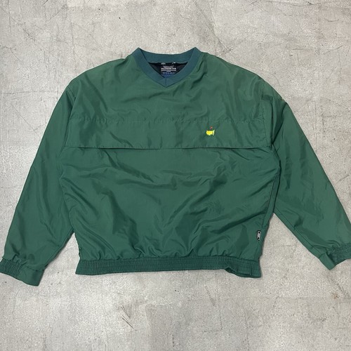 Masters Collection Windbreaker Jacket XL Golf Pullover Men’s Green Logo