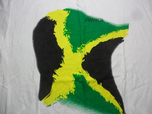 Large Jamaica Flag T Shirt - Foto 2 di 3