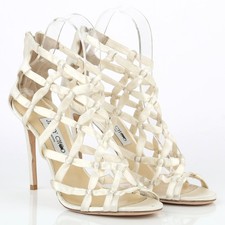 Damen Jimmy Choo High Heels Stiletto Satinoptik Elegant Schuhe 841977