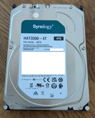 Synology HAT3300-4T 4TB HDD SATA / 3873 Betriebsstunden 3,5'' Festplatte