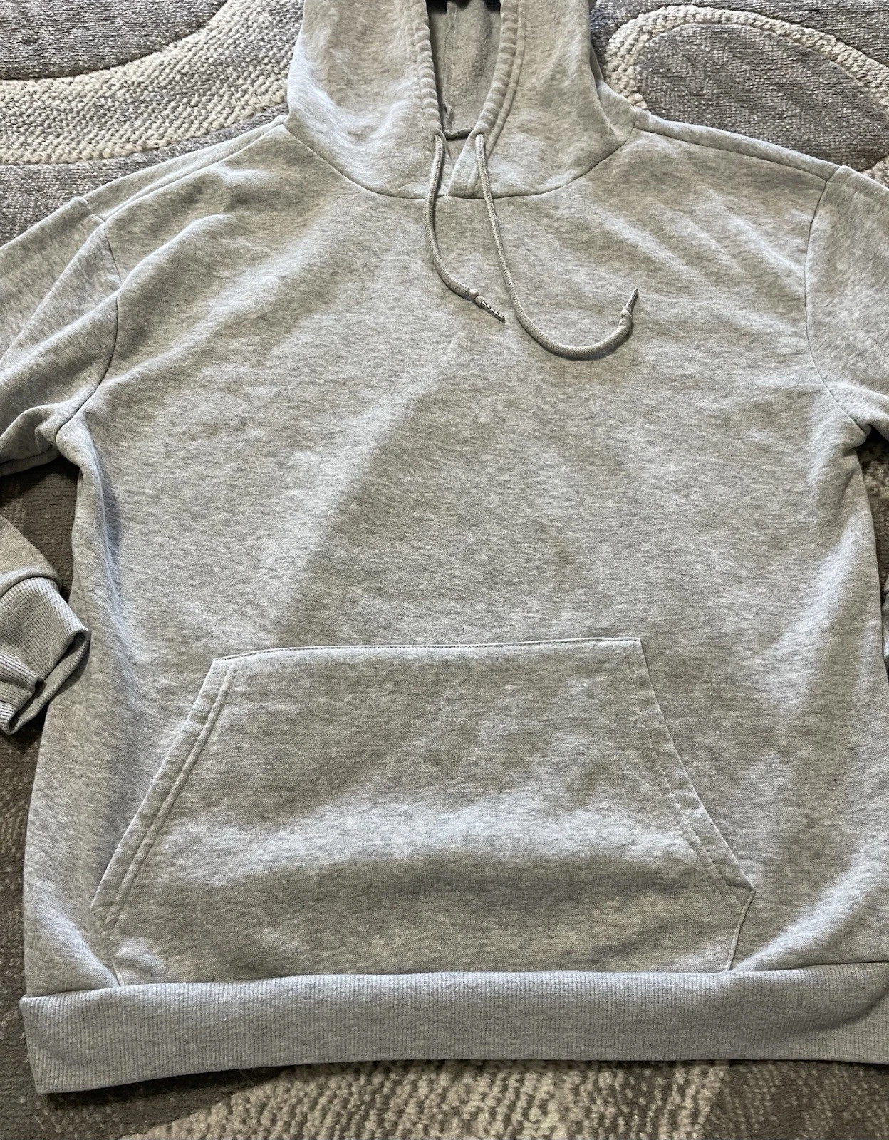 RHUDE Felpa con cappuccio manica lunga Unbranded I’m Not Rude Print donna grigia L XL