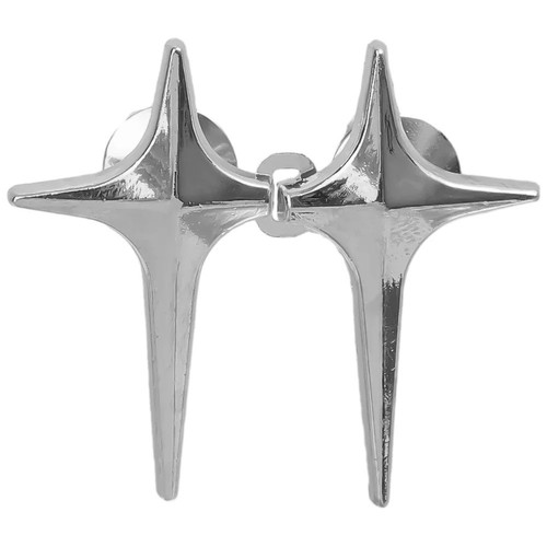 Kreuz Stern Metall Jeans Knopf Druckknöpfe Hosenclip Knopf Pins Taillenspanner - Bild 5 von 7