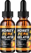 (2 Pack) Honey Peak Gelatin Drops – HoneyPeak Gelatin Energy Advanced Formula