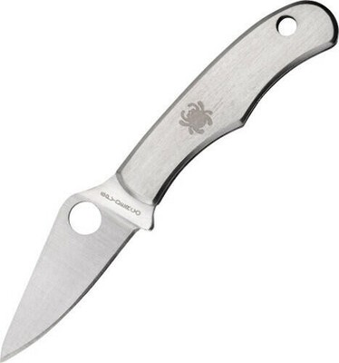 Spyderco Bug Knife  C133P 1 5/8'' overall miniature folder. full-flat ground
