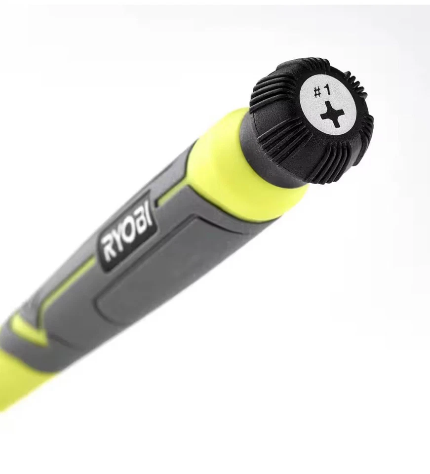 RYOBI, Juego de destornilladores de precisión de 6 piezas con asas de agarre de cojín, NUEVO Foto 4 de 4