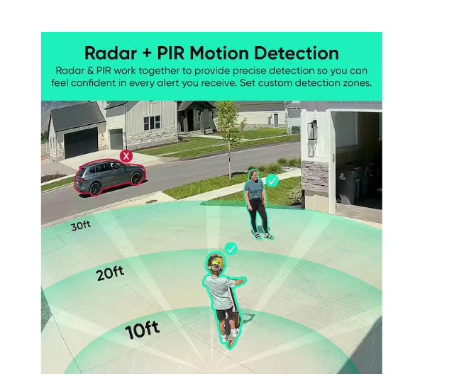 Wyze Battery Cam Pro Wireless Indoor/Outdoor 2K HD Security Camera Color WYZECOP