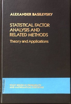 Statistical Factor Analysis and Related Methods. Theory and Applications; Wiley