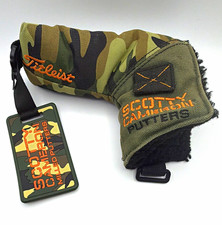 2017 Scotty Cameron Club- Camo Putter Headcover Green w/ Camo Leash