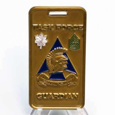 #ad 681 Task Force Guardian Commander Award Challenge Coin Rectangular 3x5cm $35.00