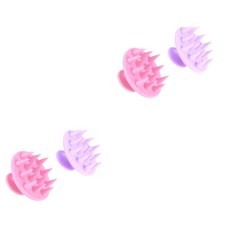  2 Pack Silicone Hair Scrubber Hairscalp Shampoo Massager Head Brush