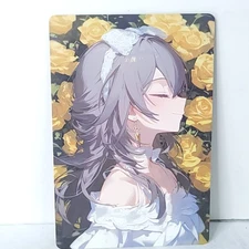 Bronya Roses SSP Waifu Card Anime Girl Art Oversized Board A5