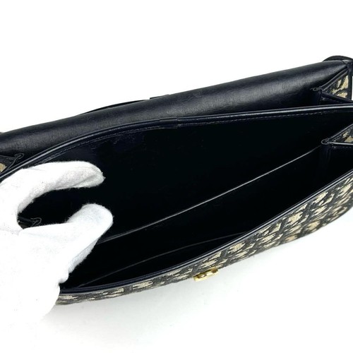 Bolso de Hombro Christian Dior Trotter CD Herrajes Lona Cuero de Japón - Imagen 19 de 24