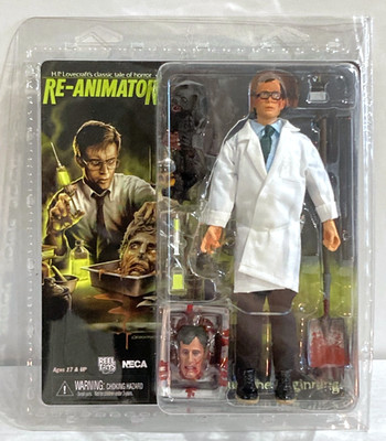 New Sealed 1985 Re-Animator Herbert West 8  Retro Clothed Figure Neca 49713