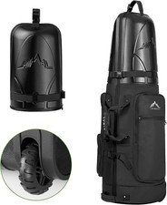 UNIHIMAL Hard Top Golf Travel Bag Wheels Airline Safe