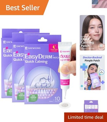 Long-lasting EasyDerm Magnesium Patches for Acne   30 Pack with Tools Included
