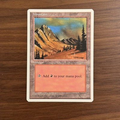 Mountain (C) MTG Core Set 4th Edition Regular NM