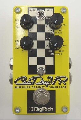 DigiTech CABDRY VR Cabinet Simulator Guitar Bass Effect Pedal Dual Cab Modeler