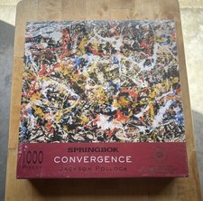 Convergence Jackson Pollock Puzzle 2003 Springbok 40th Anniversary Sealed Rare