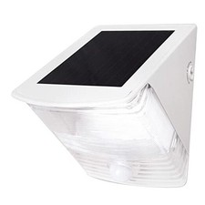 Maxsa 40234 Motion Activated Weatherproof Solar LED Wedge Light White
