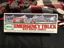 HESS Emergency Truck with Rescue Vehicle – NEW SEALED – Holiday Edition