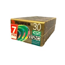 Fuji VHS-C Super HG PRO  SEALED  Lot of SEVEN High Grade Video Cassettes