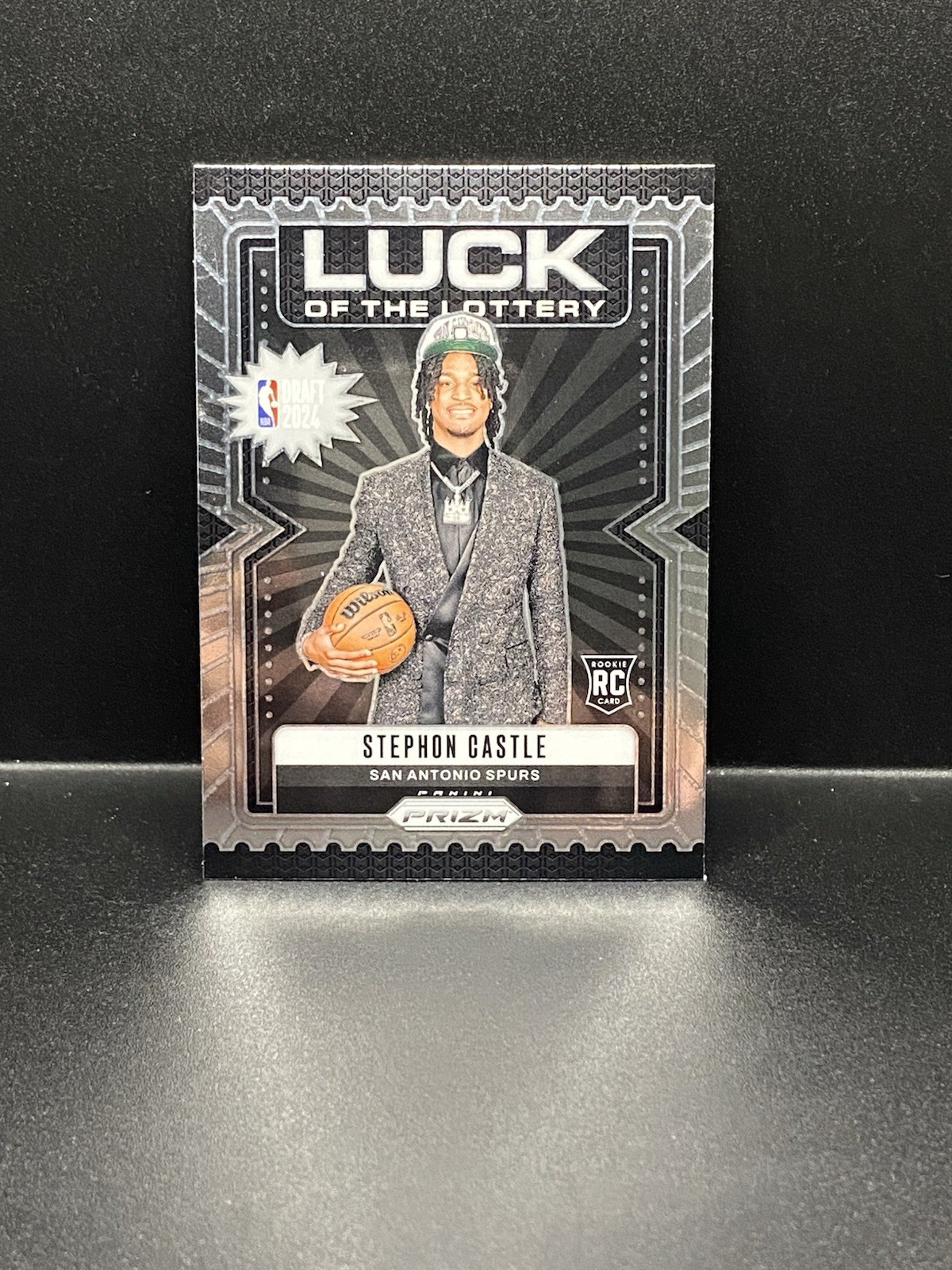 2024-25 Panini Prizm- Luck of the Lottery Stephon Castle #12 (RC)