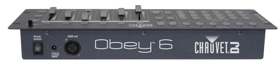 Chauvet DJ OBEY 6 Compact Universal Dmx-512 Controller Control Six Fixtures - Image 3 of 3