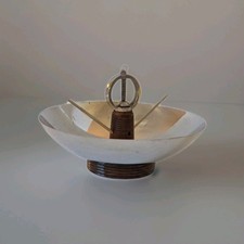 1930s Art Deco CHASE U.S.A. Chrome & Oak Wood...