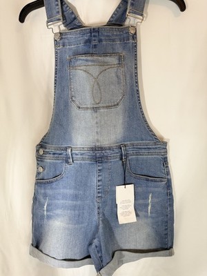 Calvin Klein CK Jeans Girls Logo  Shorttalls Jumper Size L 12/14