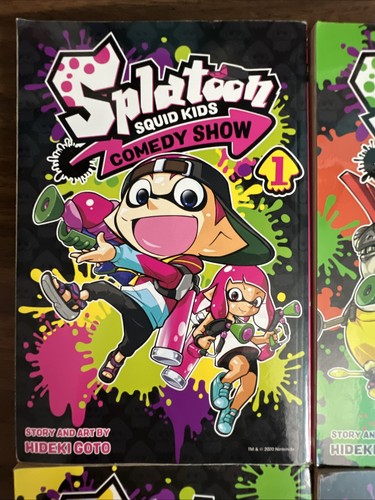 Splatoon Manga Lot of 4 Volumes 1 2 5 6 VIZ Media Sankichi Hinodeya Squid Kids - Picture 2 of 14