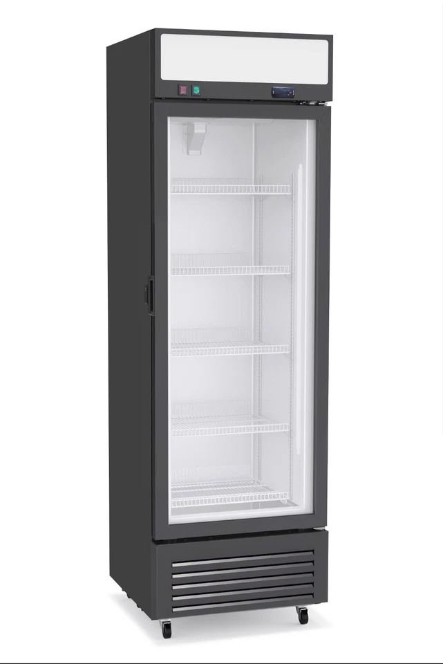 Oliver Commercial 12 Cubic Foot Glass Door Ice Cream Freezer Merchandiser GDM12F