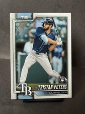 2026 Topps Series 1 #330 Tristan Peters - Tampa Bay Rays RC