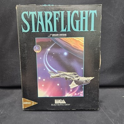 Vintage Starflight Video Game for Commodore Amiga EA Games Space Ship Star