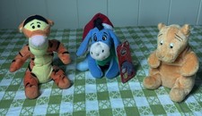 Set of 3 Vintage Disney Classic Pooh Plushies