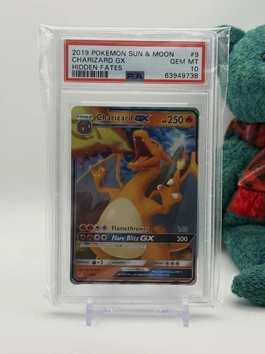 2019 Charizard GX Holo Hidden Fates Ultra Rare 9/68 PSA 10 Pokemon