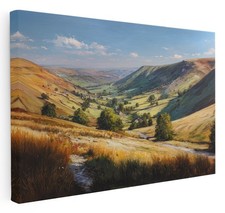 Pastello English Countryside Collection Peak District Canvas Wall Art