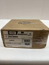 Wiegmann Rsc080804 Wall Mount Electrical Enclosure, Screw On, Metallic, 8 In H,