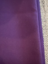 Purple Solid Fabric Cotton Poly Blend 42  X 25  