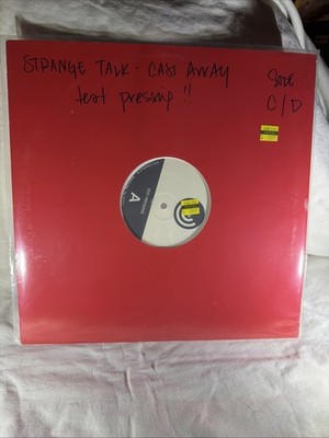 Strange Talk - Cast Away  - Vinyl Test Pressing C/d Vet Rare Record