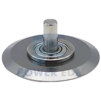 Wire cutting with a diameter of 0.25 to 0.33 mm using a wire pressing wheel/flyw