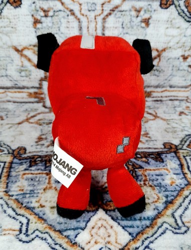 New Minecraft Plush Mooshroom Red Cow Bull Stuffed Animal Mojang 5" 2013 - Picture 3 of 6